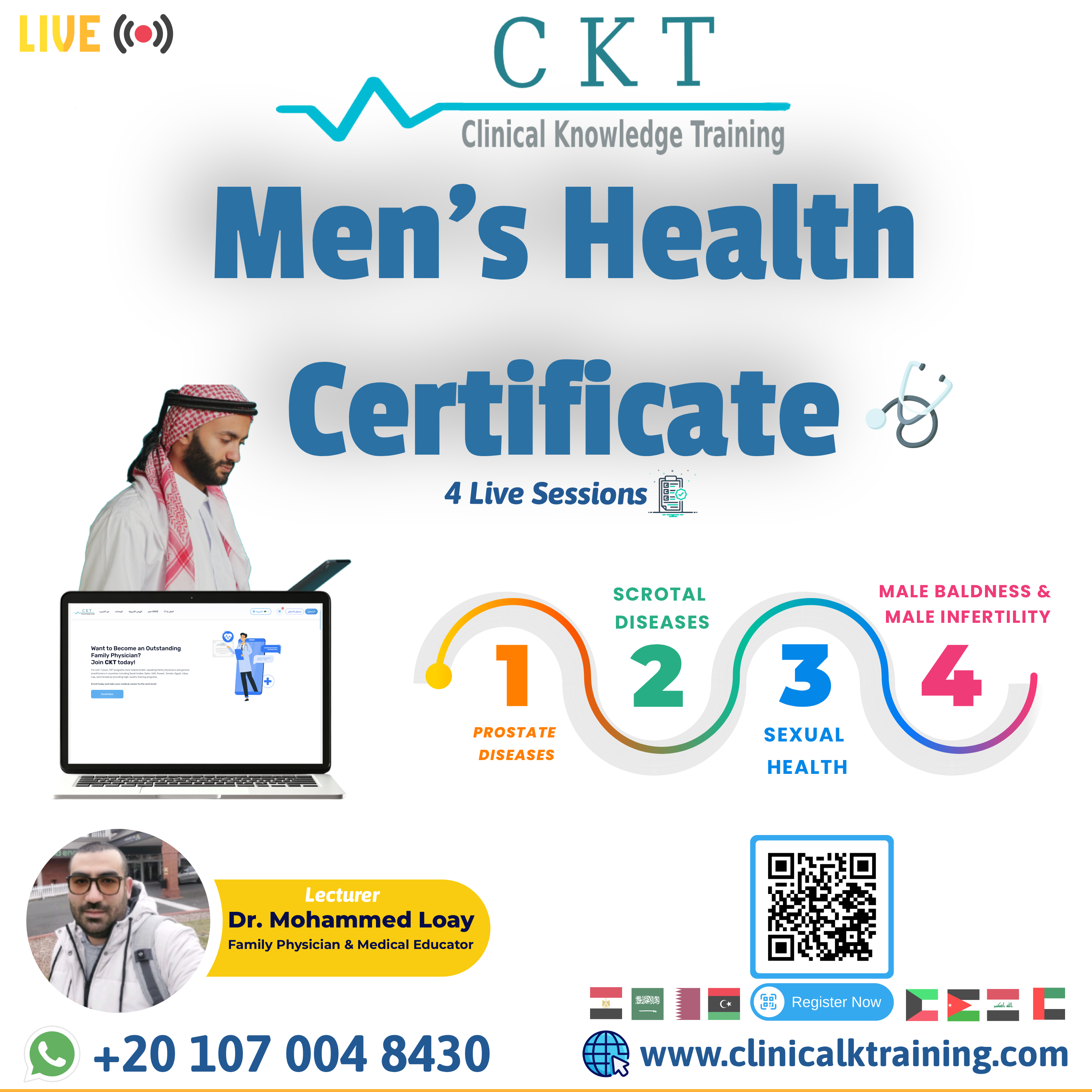 Men’s Health Module 2025 - (4 Live Sessions) - Lecturer Dr. Mohammed Loay